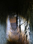 03.12.2022. Imatge del toll d’aigua de l’interior de la mina.