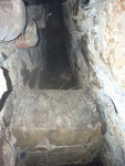 20.03.2025.- Imatge de l’interior de la mina amb aigua. 20.03.2025.- Imatge de l’interior de la mina amb aigua.