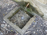 10.07.2010.- Imatge del tub i de la pica. 10.07.2010.- Imatge del tub i de la pica.