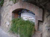 Imatge de l’antic abeurador. Imatge de l’antic abeurador.