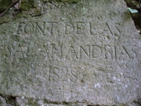 04.12.2005. Imatge de la inscripció de la paret.
