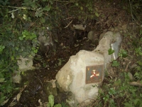 Vista general del que queda de la font. Vista general del que queda de la font.